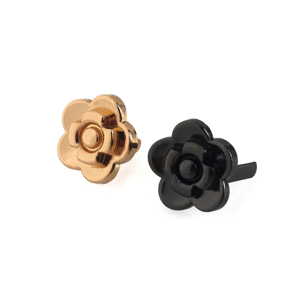 Leatherwork Flowers - 2 sztuk Metal Rose kształt kwiatu
