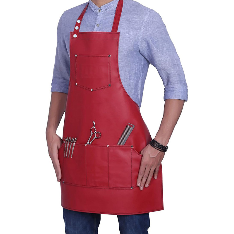 Leatherwork Apron - Fartuch z ekoskóry, zawieszany na szyi,