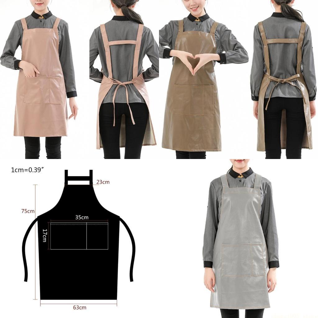 Leatherwork Apron - QX2E Wodoodporny fartuch roboczy ze sztucznej