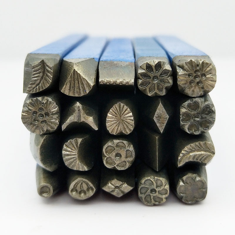 Leatherwork Flowers - DIA 5.5mm 20 szt. DIY Wykrojniki