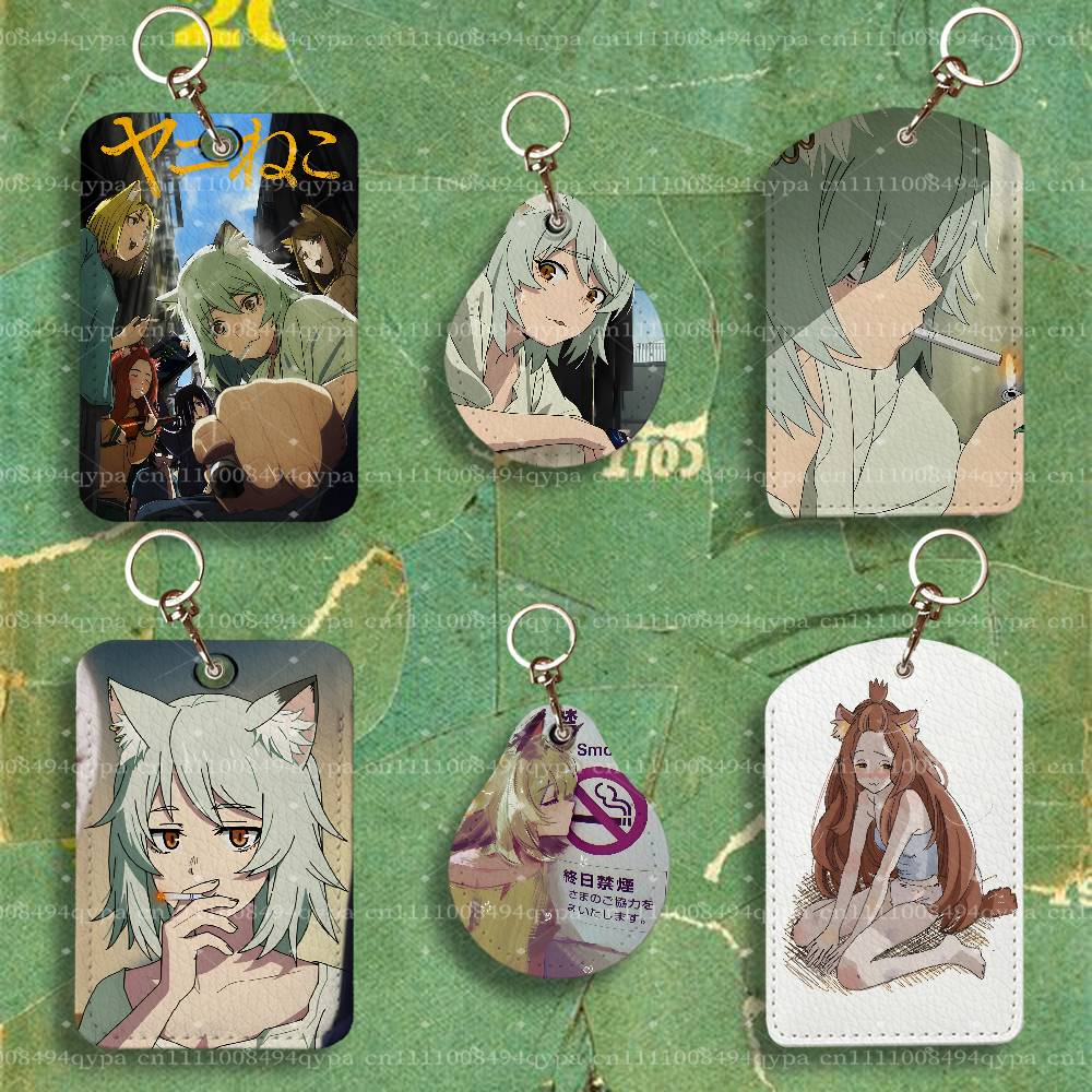 Leather Work - C-Chainsmoker Cat Yani Neko Brelok na