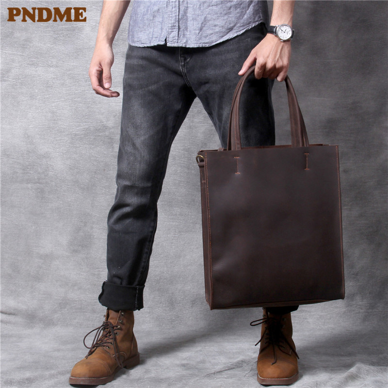 Męska torba na ramię vintage z – Leather Work Laptop Bag recenzja i cena