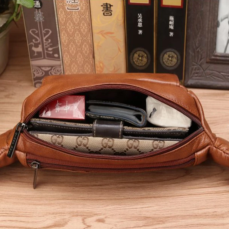 Męska torba biodrowa z prawdzi – Leatherwork Fasteners recenzja i cena