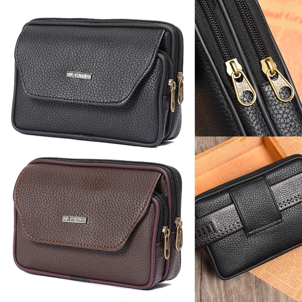 Męska saszetka biodrowa z PU s – Leatherwork Fasteners recenzja i cena