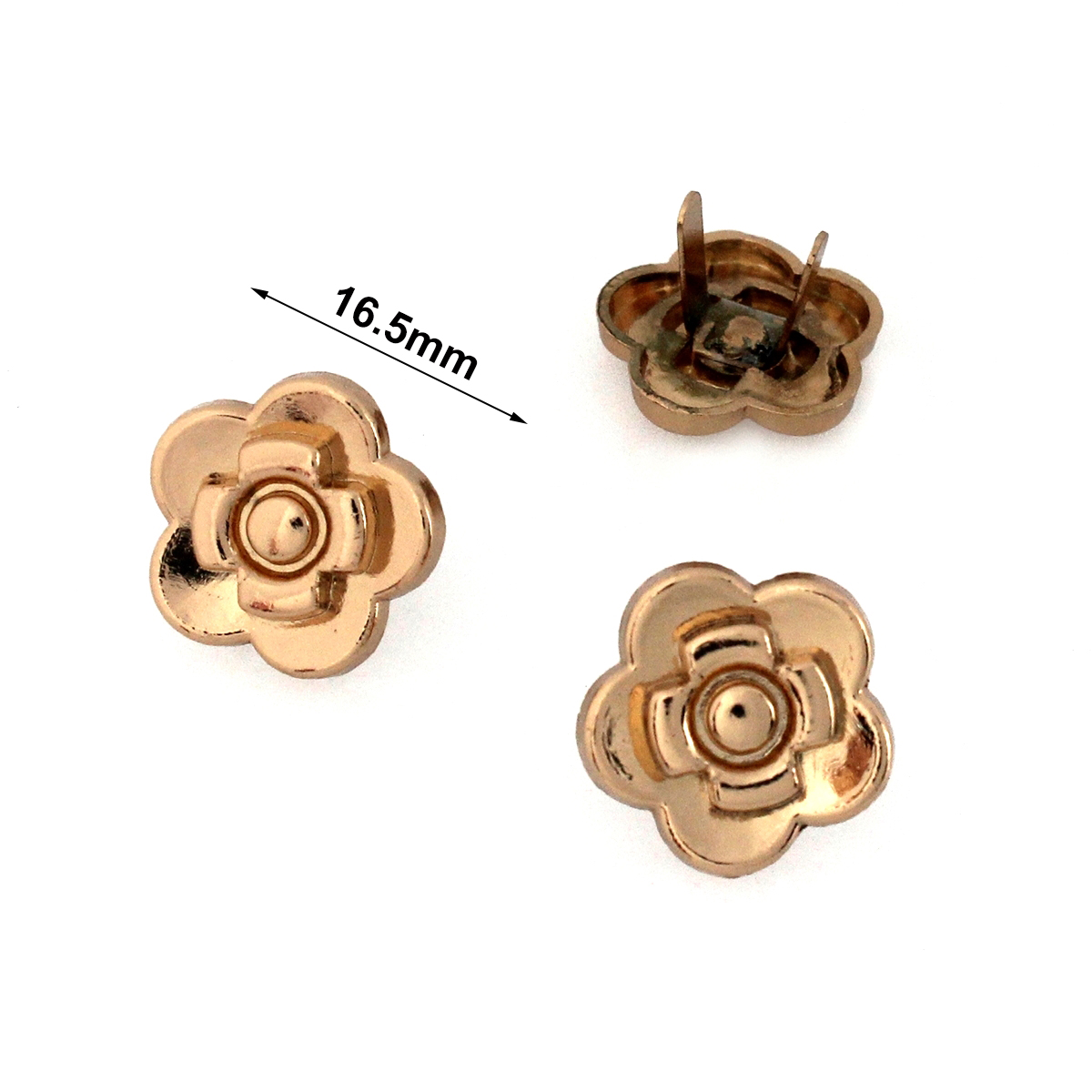 2 sztuk Metal Rose kształt kwi – Leatherwork Flowers recenzja i cena