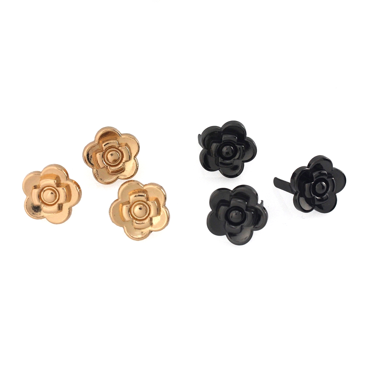 2 sztuk Metal Rose kształt kwi – Leatherwork Flowers recenzja i cena