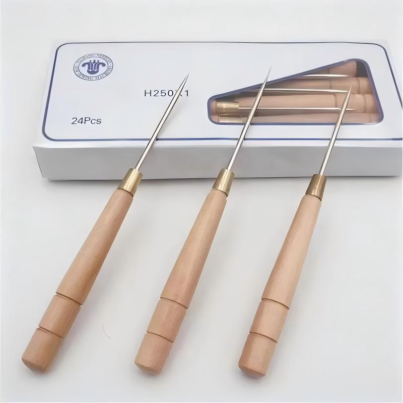 3 SZT. Drewniany Szpikulec Nar – Leatherwork Awl recenzja i cena