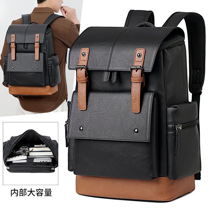 Nowy męski plecak w stylu vint – Leather Work Laptop Bag recenzja i cena
