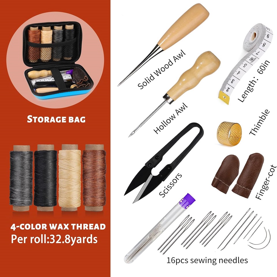 BUDDUR zestaw narzędzi do szyc – Leatherwork Awl recenzja i cena