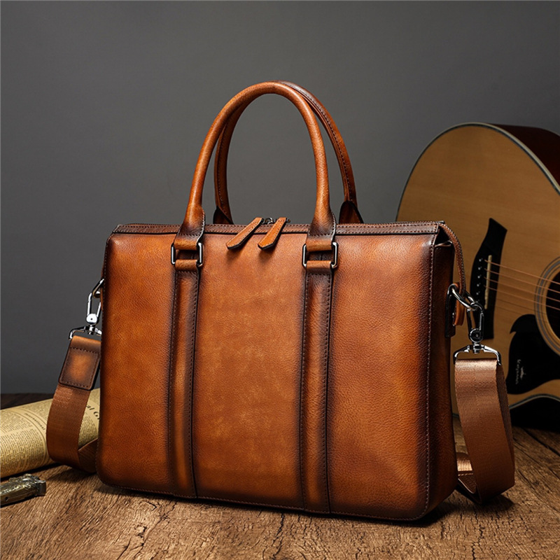 Teczka biznesowa YETTIES z naj – Leather Work Laptop Bag recenzja i cena