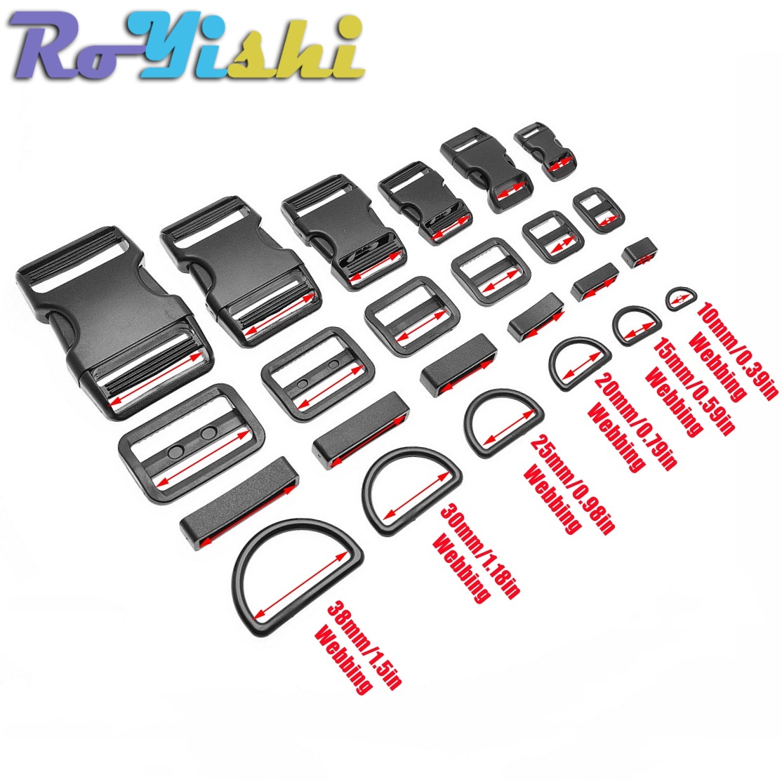 Zestaw 1-10 Plastikowych Klamr – Belt Buckle Blank recenzja i cena