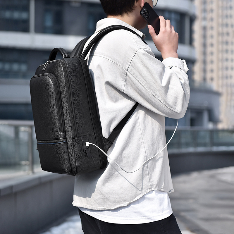 Męski plecak ze skóry PU, łado – Leather Work Laptop Bag recenzja i cena