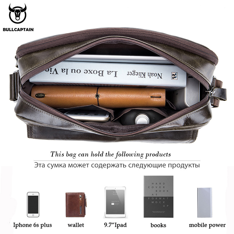 BULLCAPTAIN Męska torba na ram – Leather Work Laptop Bag recenzja i cena