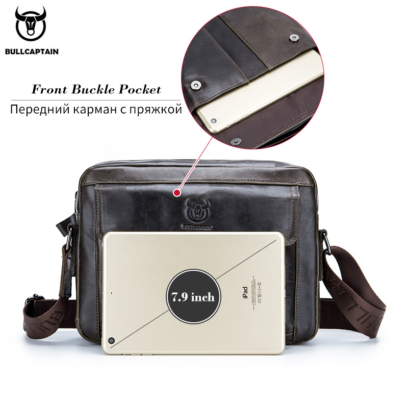 BULLCAPTAIN Męska torba na ram – Leather Work Laptop Bag recenzja i cena