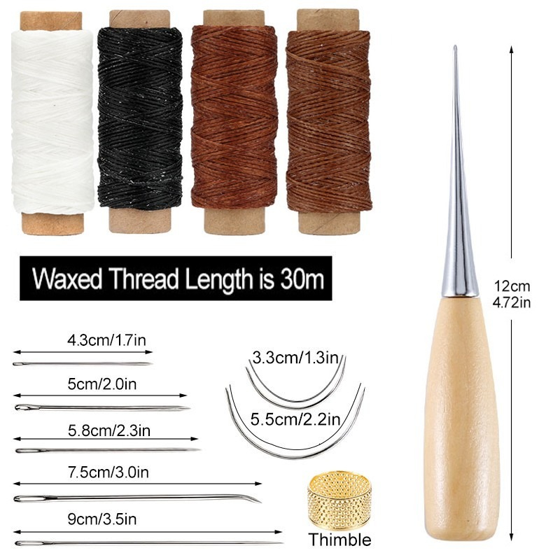 13-częściowy zestaw do szycia  – Leatherwork Awl recenzja i cena