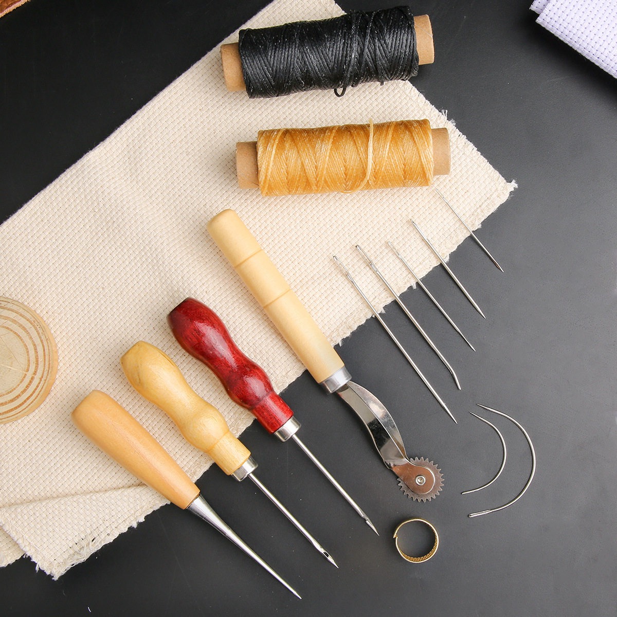 13-częściowy zestaw do szycia  – Leatherwork Awl recenzja i cena