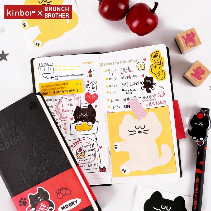 Kinbor Śliczny Kreskówkowy Not – Leather Work Diary recenzja i cena