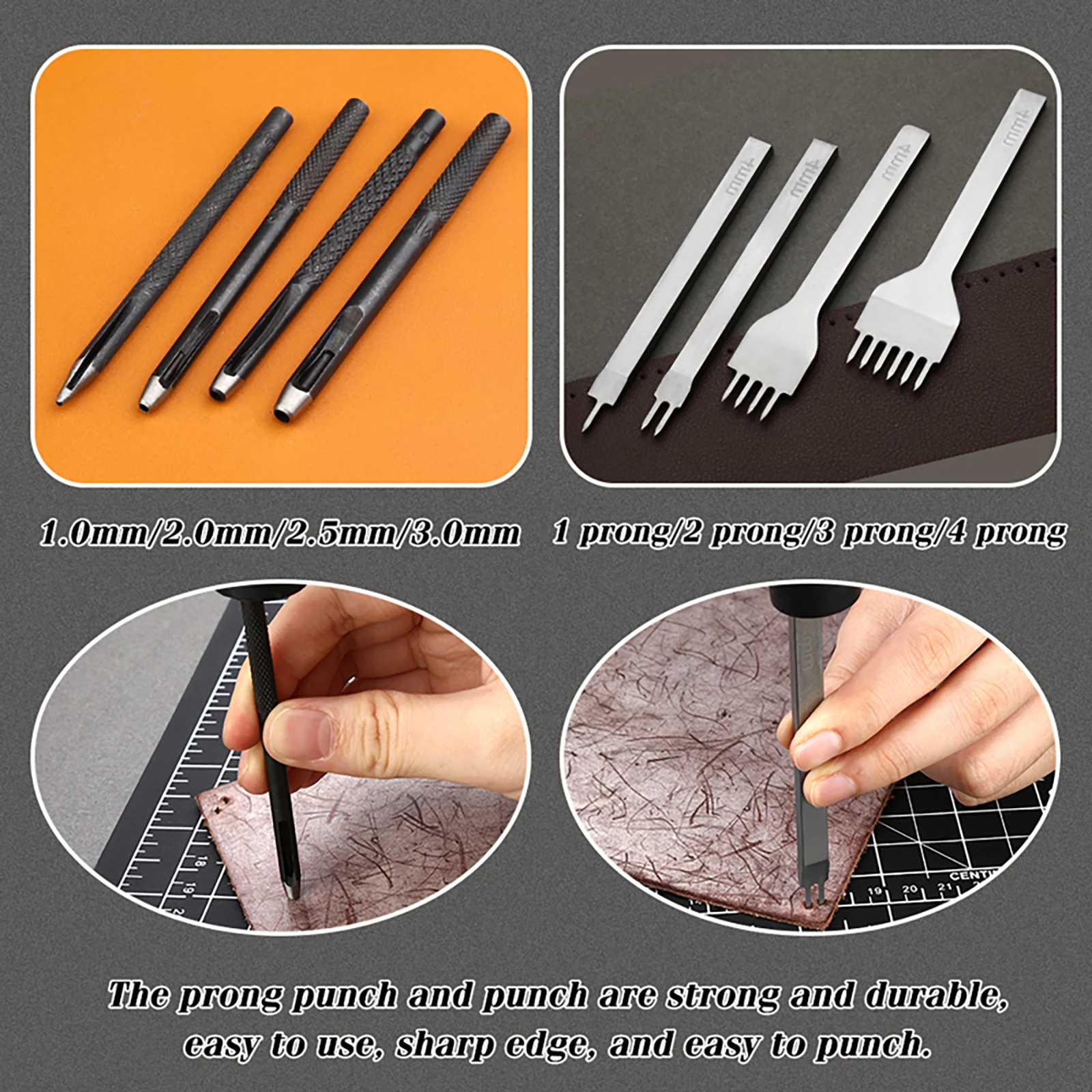Zestaw do szycia skóry w kolor – Leatherwork Awl recenzja i cena