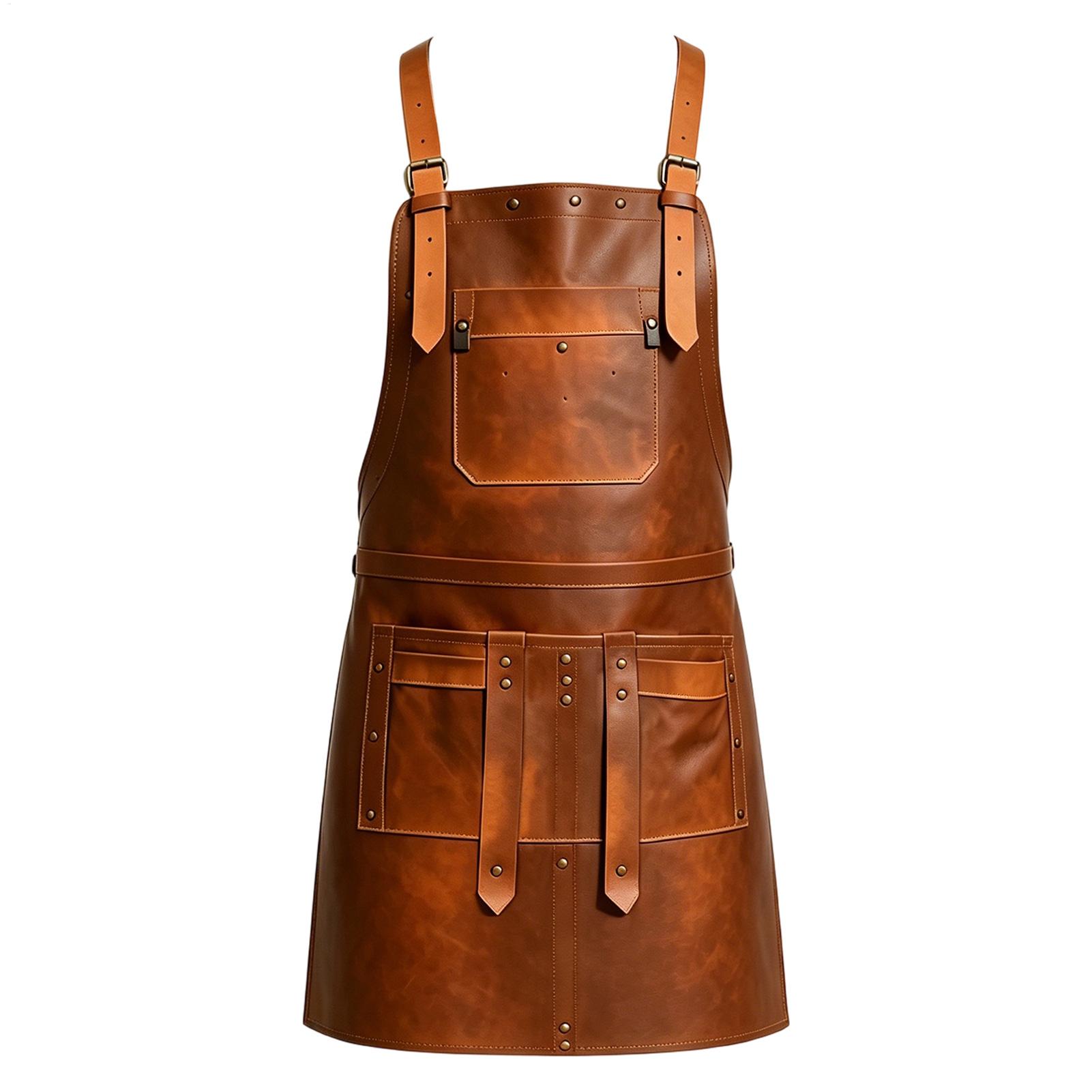 Skórzany fartuch z wieloma kie – Leatherwork Apron recenzja i cena
