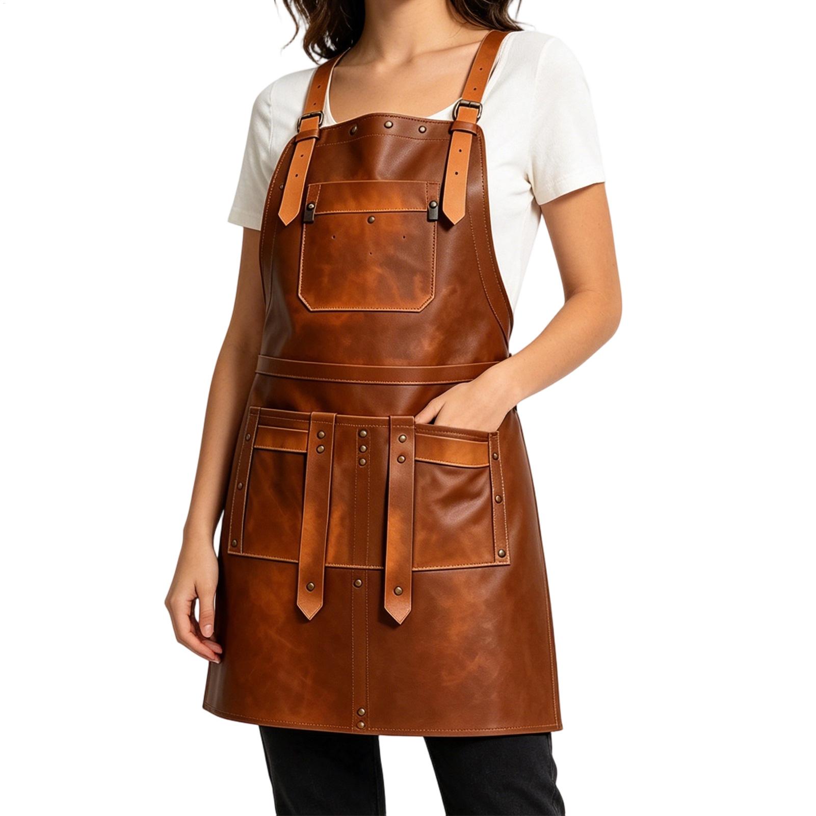 Skórzany fartuch z wieloma kie – Leatherwork Apron recenzja i cena