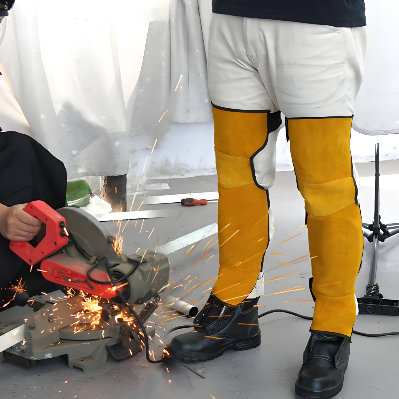 Ochraniacze na nogi spawacza,  – Leather Work Knee Pads recenzja i cena