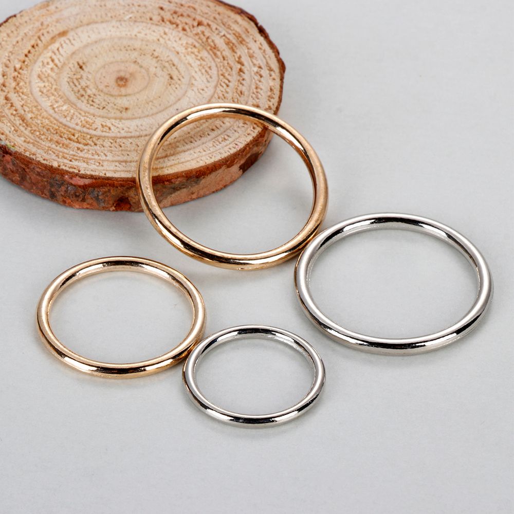 10 szt. Metalowa O-Ring srebrn – Belt Buckle Blank recenzja i cena