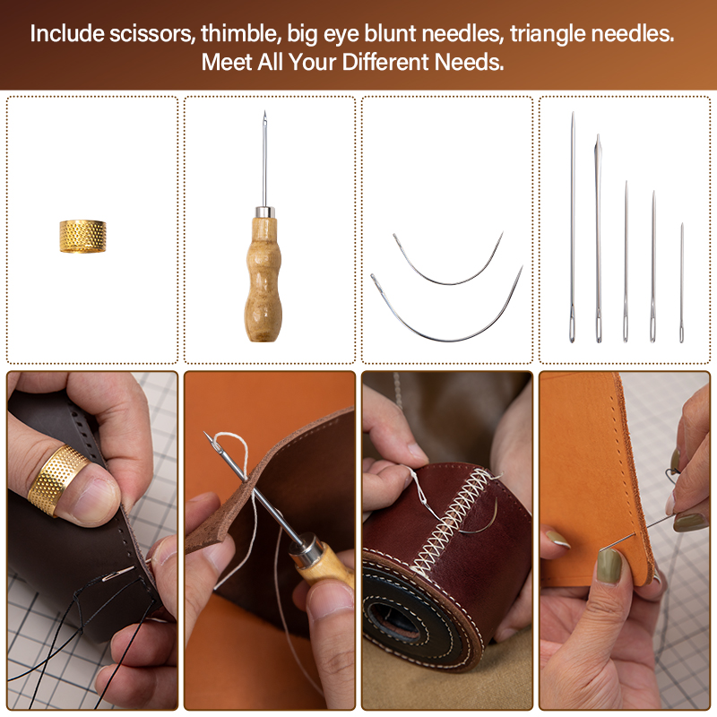 WUTA Zestaw do naprawy skóry S – Leatherwork Awl recenzja i cena