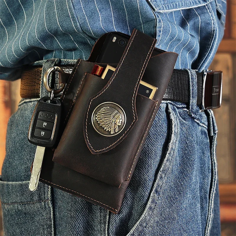 Męska torba na telefon komórko – Leatherwork Fasteners recenzja i cena
