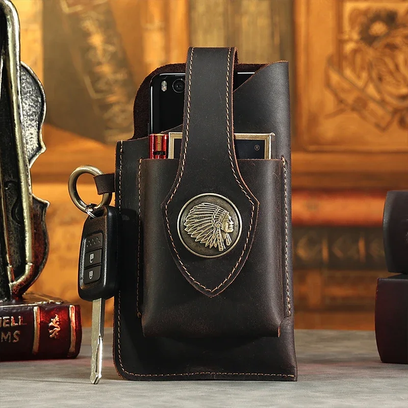 Męska torba na telefon komórko – Leatherwork Fasteners recenzja i cena