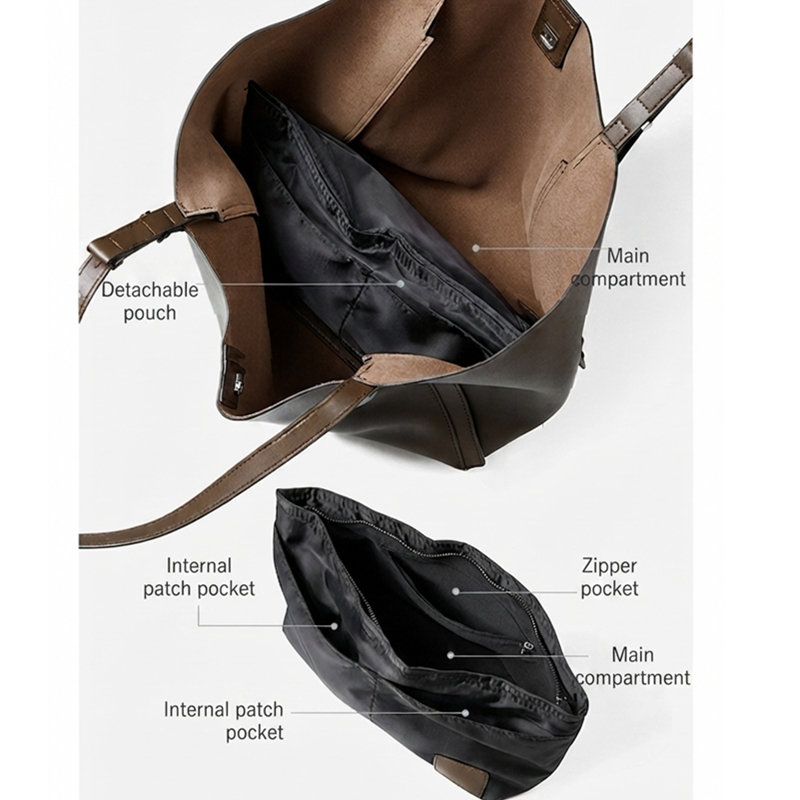 HIFASHION Duża, miękka torba r – Leather Work Laptop Bag recenzja i cena